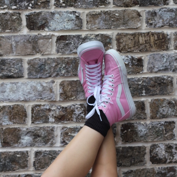 Vans Shoes - Pink Hightop Vans